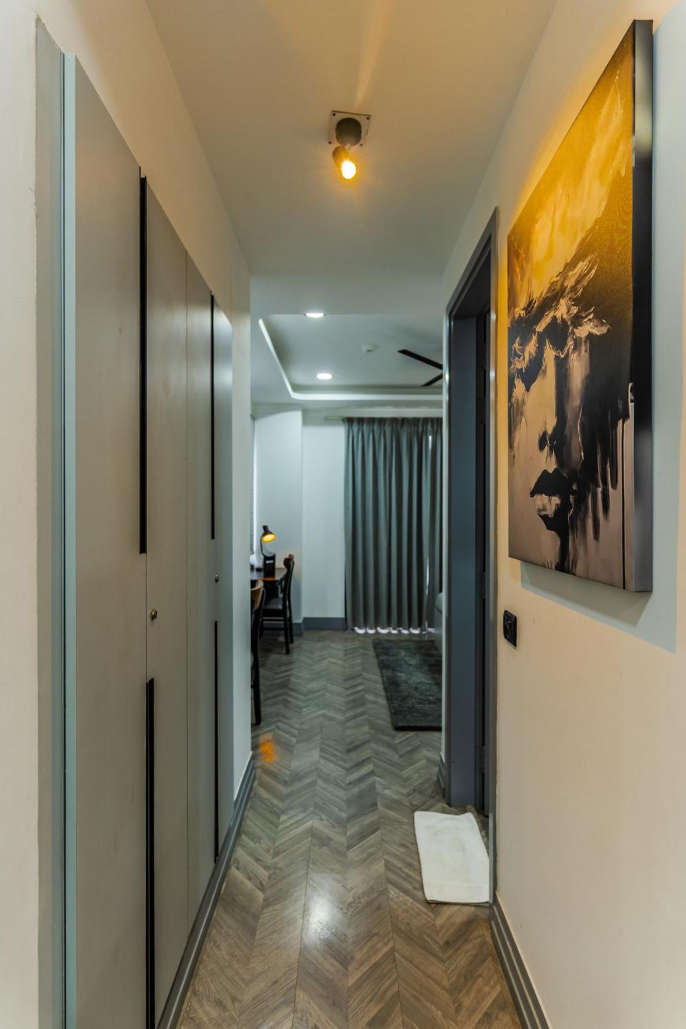 Bedchambers Luxury Apartment Near Golf Course Road 古尔冈 外观 照片