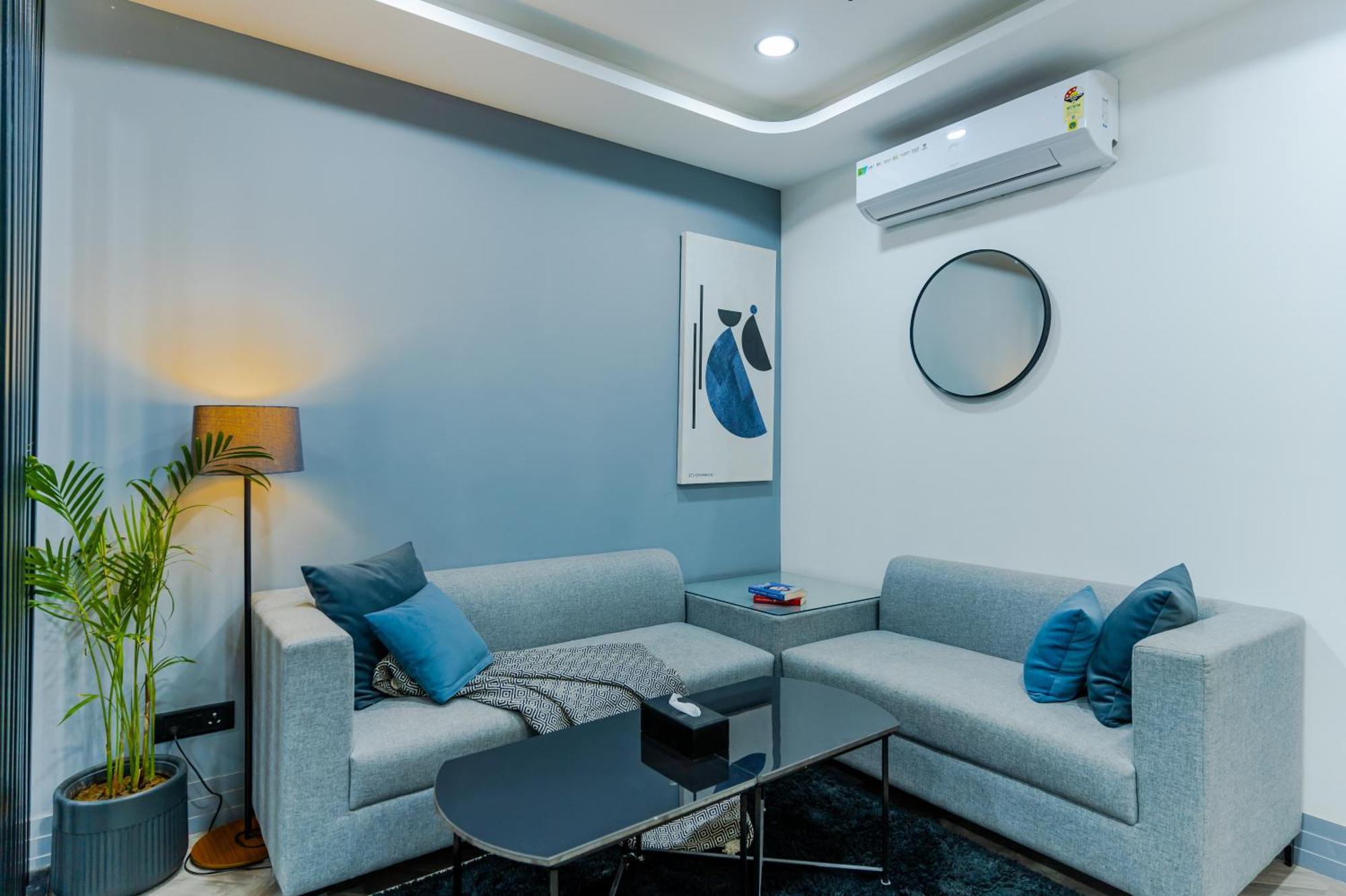 Bedchambers Luxury Apartment Near Golf Course Road 古尔冈 外观 照片